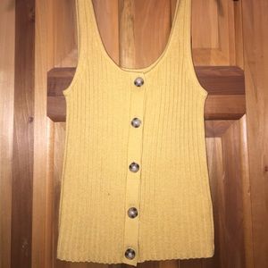 sweater tank top